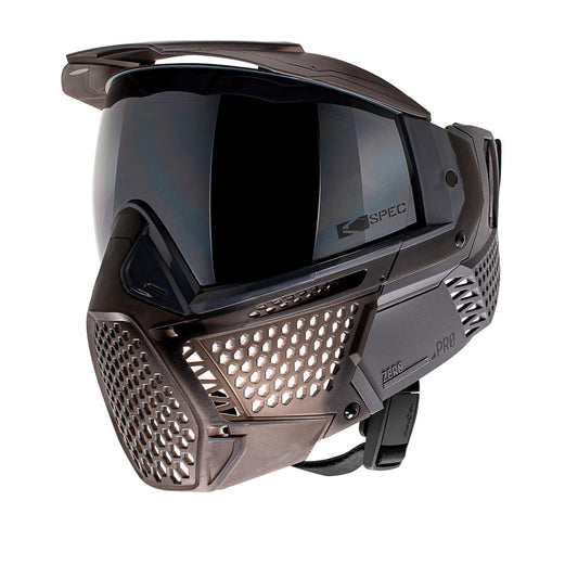CRBN Paintball Zero Pro Goggle [ Includes: Two Lens + Visor + Case ] (Graphite, More Coverage)