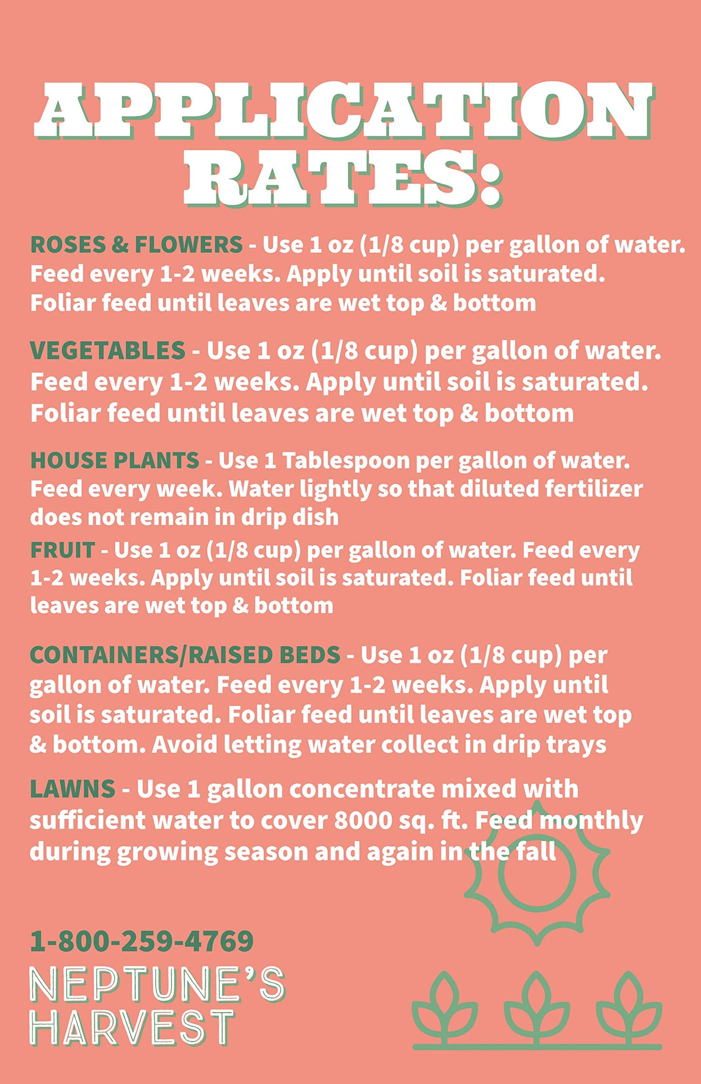 Neptune's Harvest Rose & Flowering Formula 2-6-4 (5 Gallon)