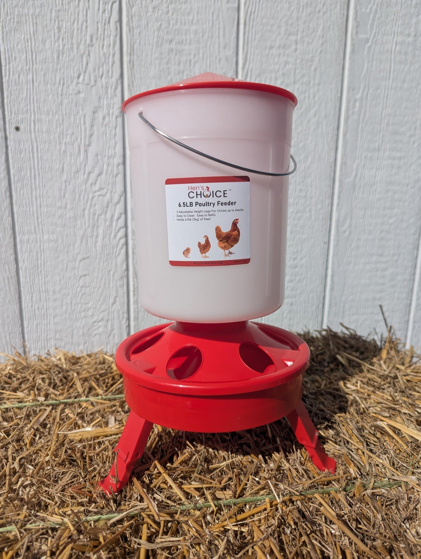 Hen's Choice™ Chick Feeder and Waterer Set, 6.5 lb Feeder, 1.5 L Waterer