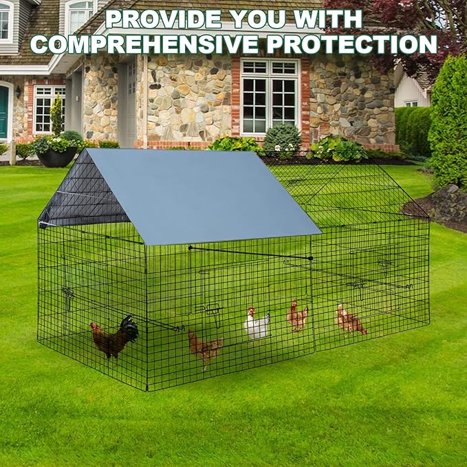 48 in x 100 ft Hardware Cloth, Heavy Duty Black Chicken Wire Fencing, 1/2" 19 Gauge PVC Vinyl Coated Welded Wire Mesh Roll with Measuring Tape Rolling Belt Pliers, for Chicken Coop Garden