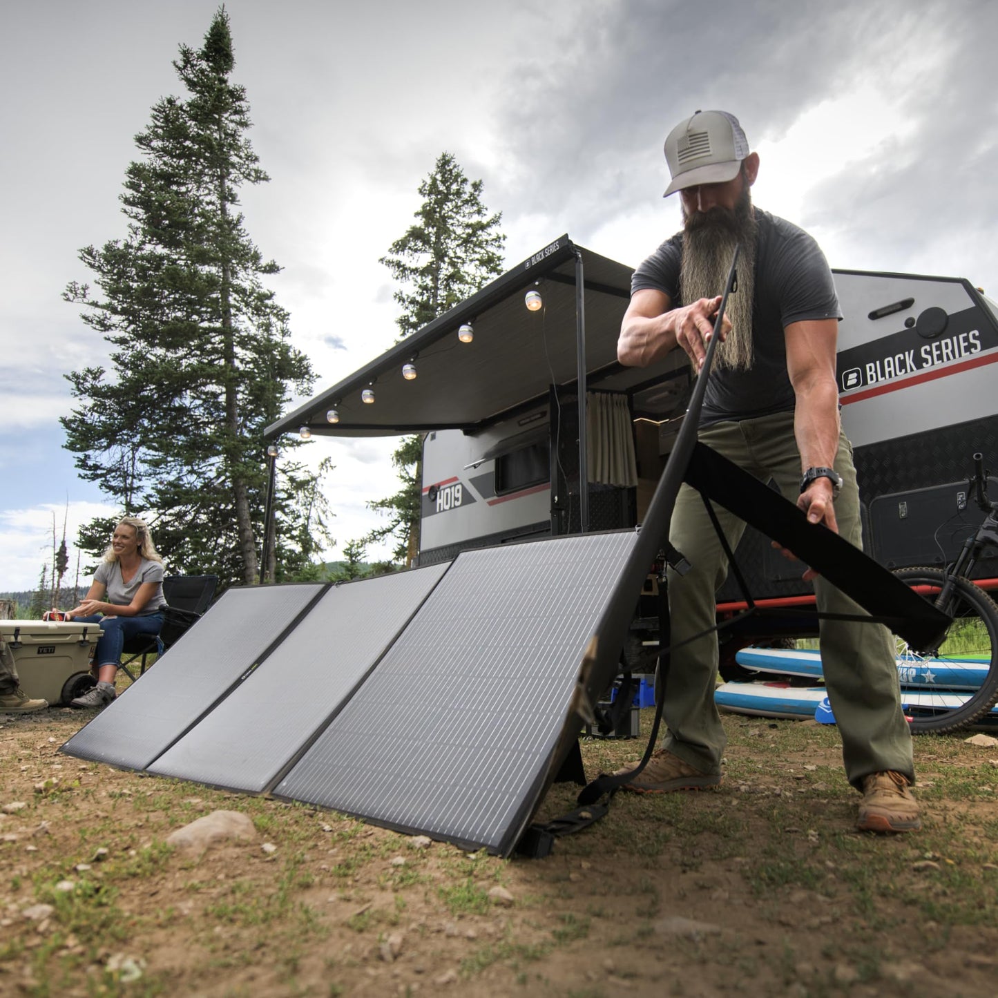 Goal Zero Nomad 400-Watt Solar Panel, Folding Solar-Panel Charger with Kickstand, Portable Solar Power.