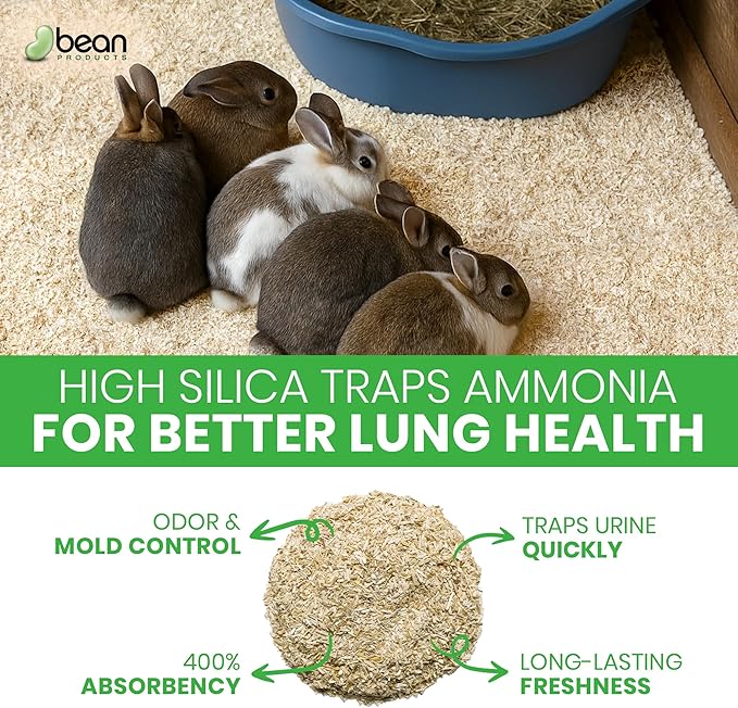 Hemp Chicken and Animal Bedding 8 Lbs of Natural Ground Hurds - Super Absorbent- DUST Free- for Your Chickens, Horse, Rabbit, Reptile, Hamster, Cage Coop or CAT Litter - USA Grown - Carbon Negative