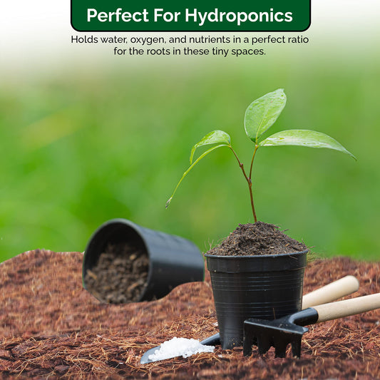 UBICON Easy to Use Compressed Coco Coir Organic Top Soil for Indoor and Outdoor; 24 Bricks expands to 60 Gallons, Excellent Aeration, Reduces Weed Growth, and Retains Water