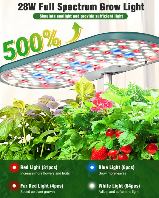 Growell 17 Pods & 16 Pods Hydroponics Growing System Kit