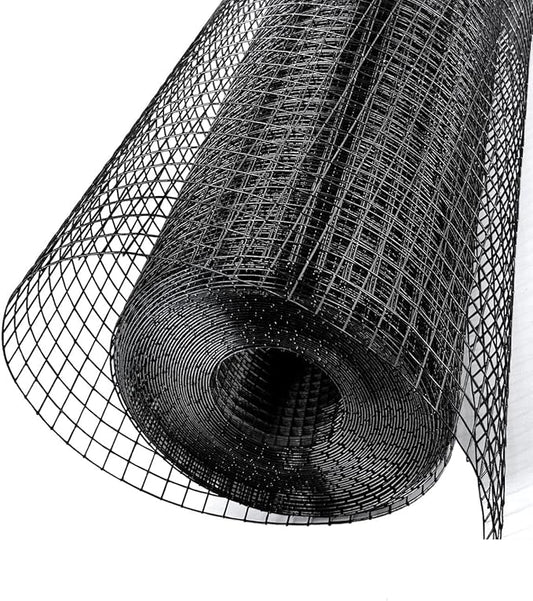 Vinyl Coated Hardware Cloth Roll 1/2 inch 60" x 100' - Handy Chicken Wire Fence Roll for Garden Fencing, Welded Wire Fencing,& Chicken Coop Needs