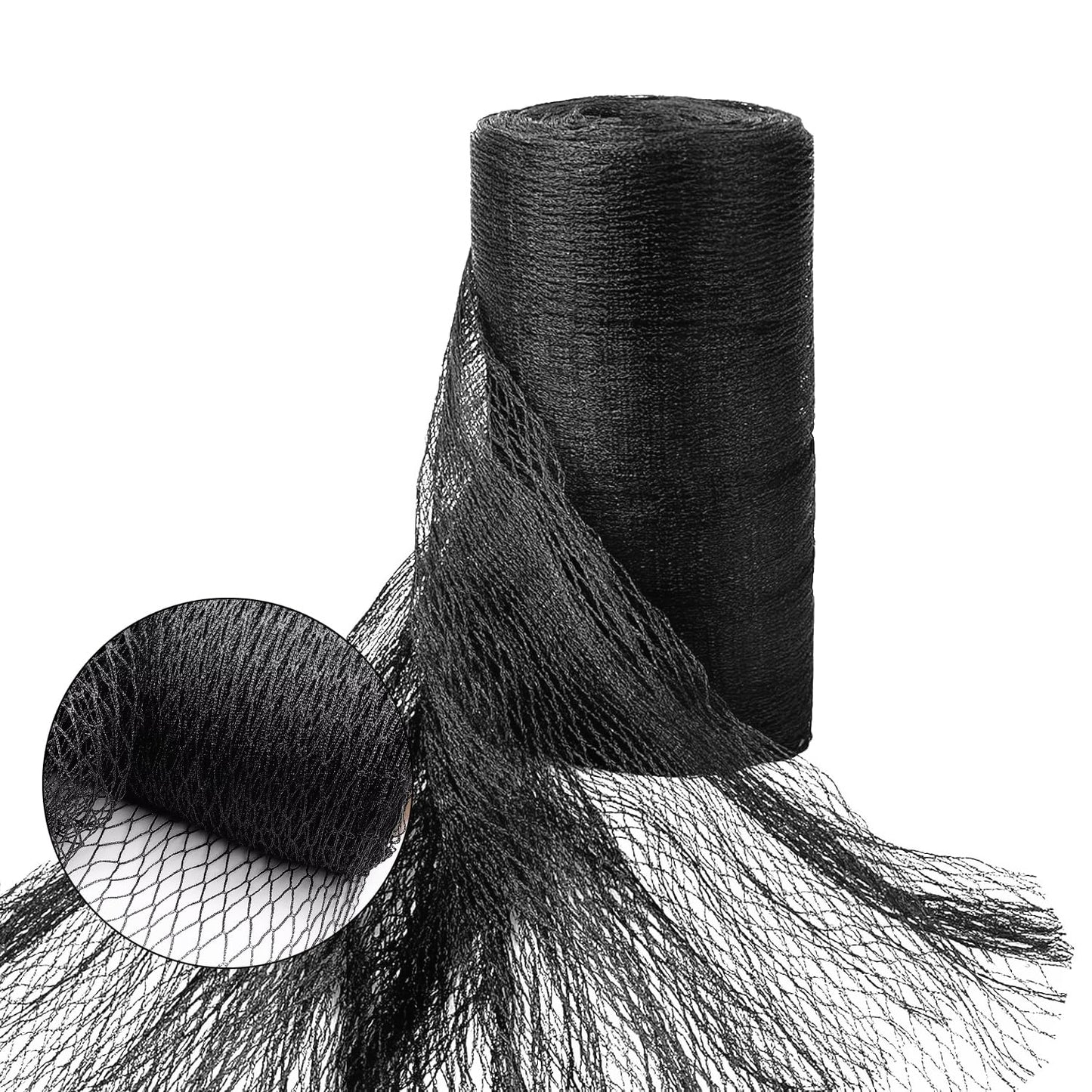 Vocray Bird Netting for Chicken Coop 50x50 Ft, 1" Mesh, Strong Woven Poultry Netting Roof Cover for Chicken Run, Heavy Duty Bird Net for Fruit Trees, Blueberry, Vegetables, Garden Protection