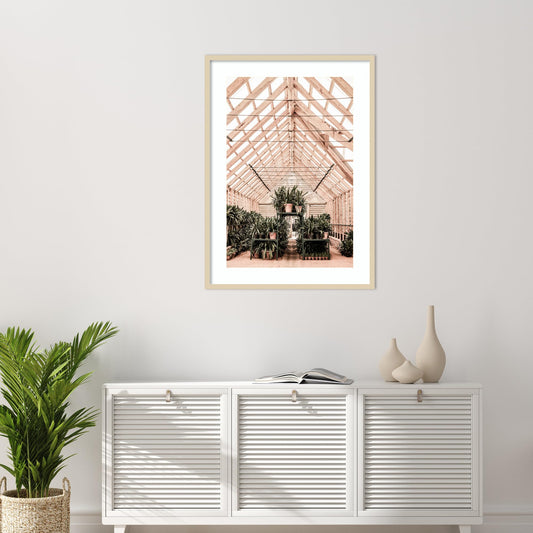 Amanti Art Framed Wall Art Print 41x30 Grow House by Shot by Clint, Architecture Wall Art, Rustic Farmhouse Decor, X-Large Poster Painting Artwork for Living Room, Bedroom, Bathroom, Kitchen, Office