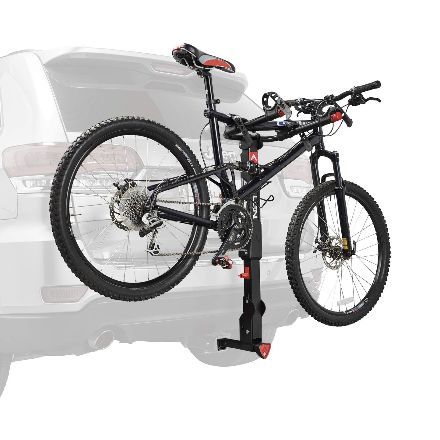 Allen Sports Premier Locking Quick Release 2-Bike Carrier for 2 in. & 1 4 in. Hitch, Model QR525 , Black