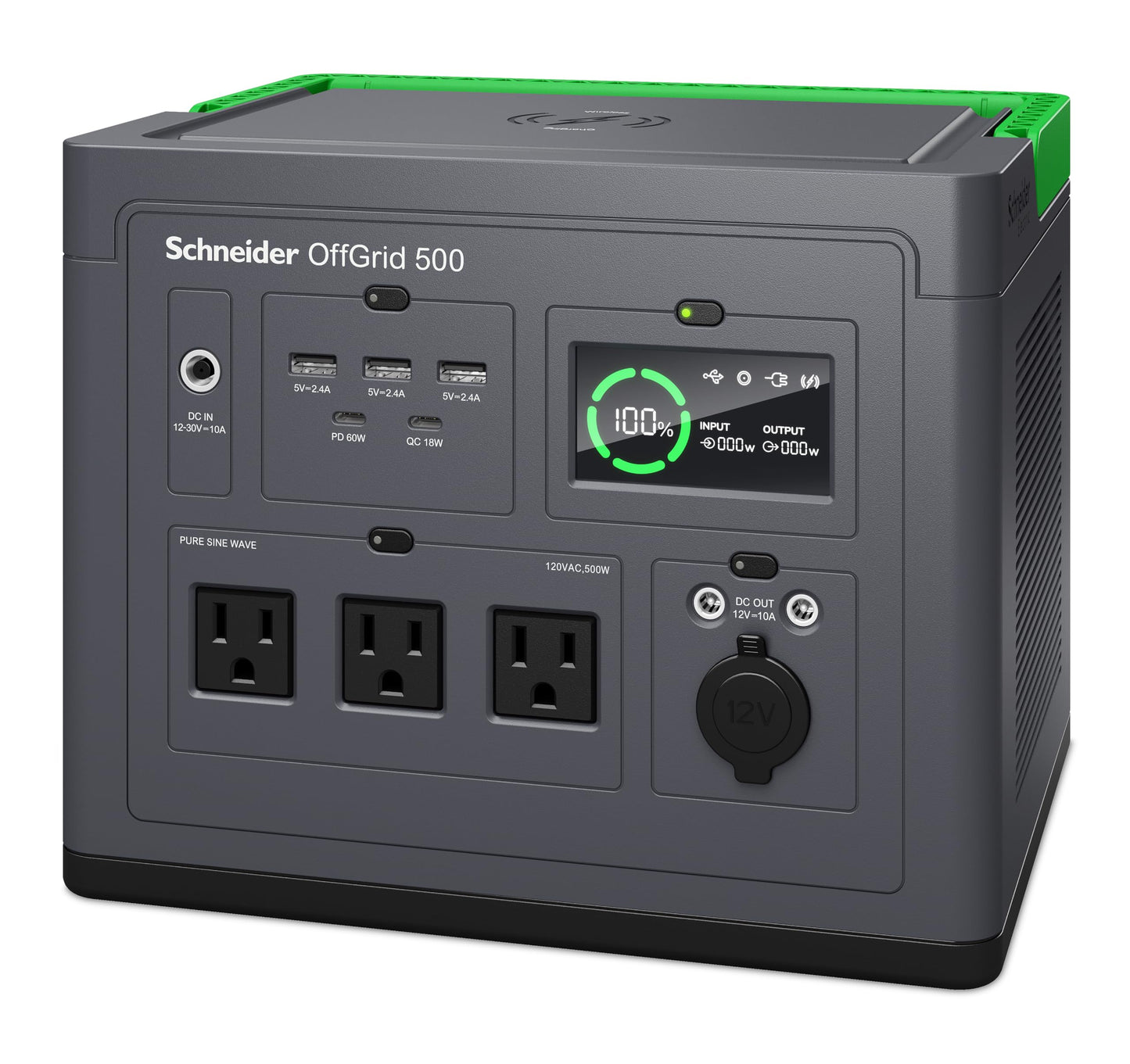 APC UPS and Solar Generator Power Bundle, 600VA UPS for the home/office; and 500W Portable Power Station for off-grid living (BE600M1, PPS500)