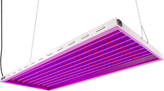 4X2Ft 200W LED Grow Lights with BloomBoost Spectrum and Over 2.0 PPF/W, Great for Retrofit T5 4Ft 8 Lamp Fluo and 400W HPS Grow Lights System