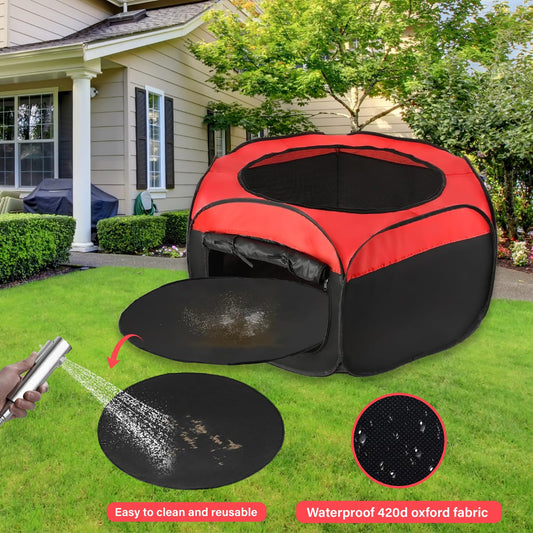 Chicken Brooder, Brooder Box for Chicks, Chick Starter Kit, Chick Brooder Kit, Pop Up Chicken Brooder, Double Door Chicken Coop/Baby Chicken Cage/Chicken Pen Up to 15 Baby Chicks, Duck and Quail