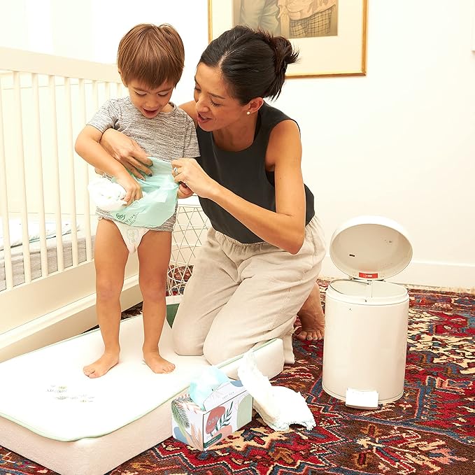 ECO WAVE Compostable Diaper Bags, 200 bags, ASTM D6400, EN 13432, US BPI and Europe OK Compost Home Certified Disposable Biodegradable Baby Poop Bags