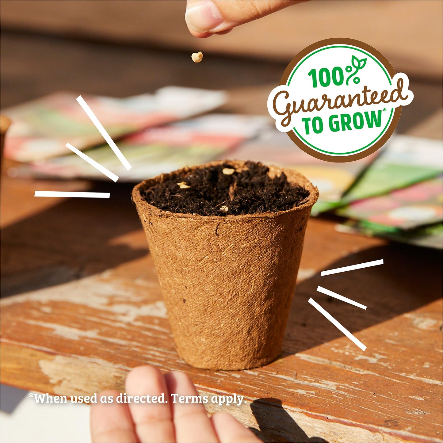 Back to the Roots 100% Organic, Non-GMO Seeds | Variety 30-Pack | Top Herb, Fruit, and Veggies | Guaranteed to Grow