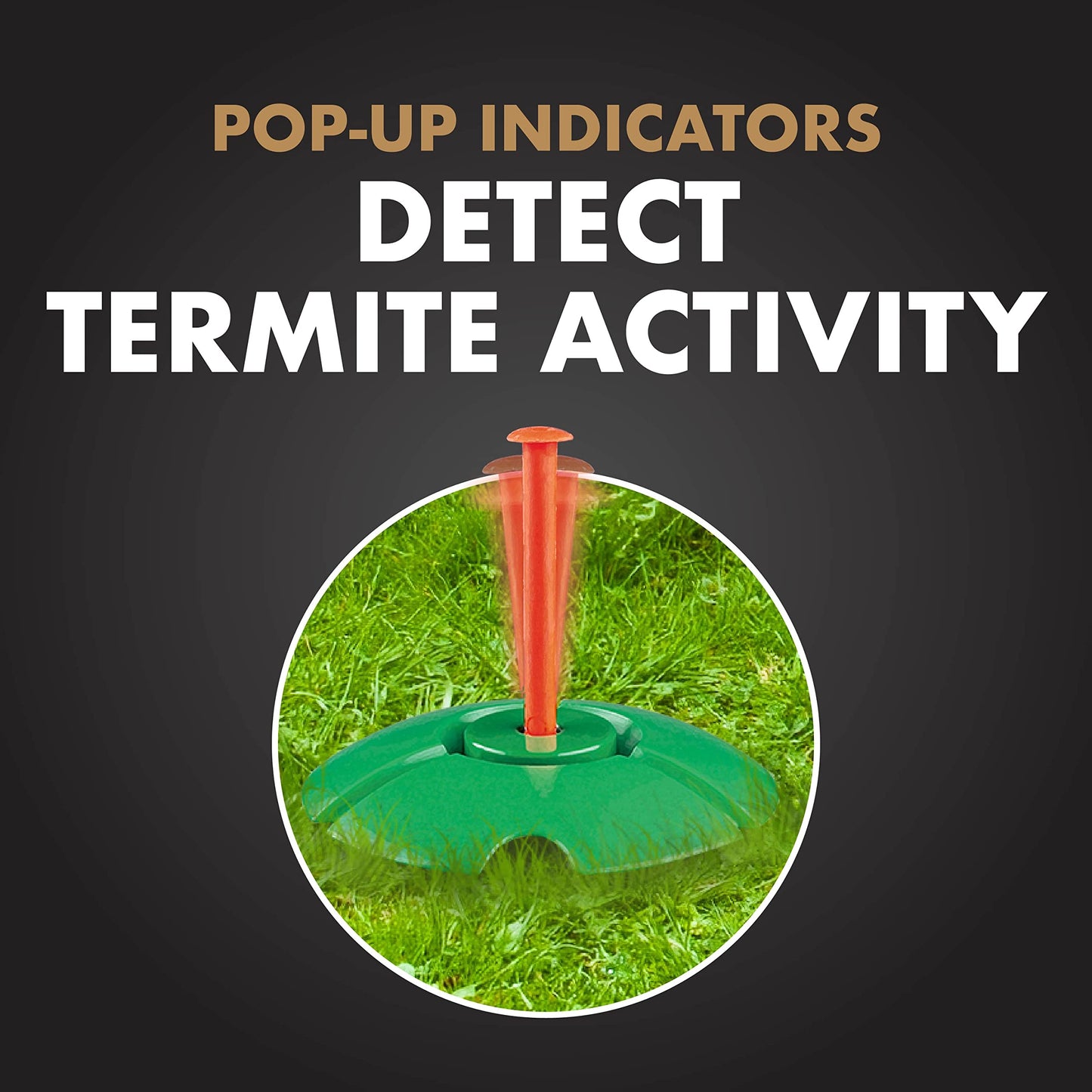 Spectracide Terminate Termite Detection & Killing Stakes, Kills Foraging Termites, Detects Termite Activity, 15 Count