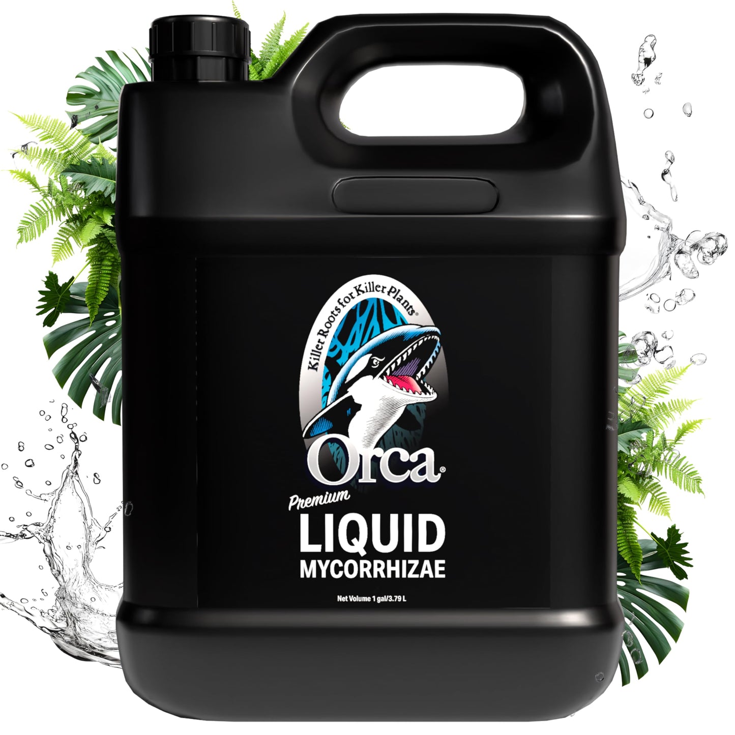 Plant Success 1 Gallon Orca Liquid Mycorrhizae for Plants - Mycorrhizal Fungi Root Stimulator and Booster - Enhance Plant Success with Microbes for Soil