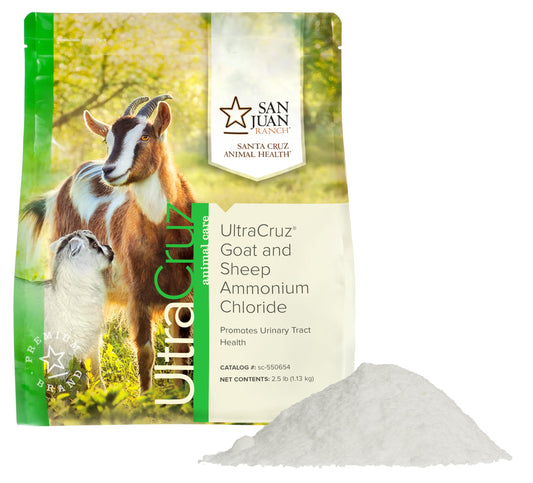 UltraCruz® Goat and Sheep Ammonium Chloride, 2.5 lb, 298 Day Supply