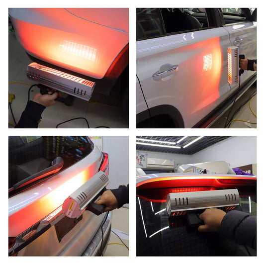 DATOUBOSS Handheld Infrared Paint Curing Lamp 1000w Shortwave Infrared Paint Lamp Paint Baking Dryer Car Body Repair Tool (110V)