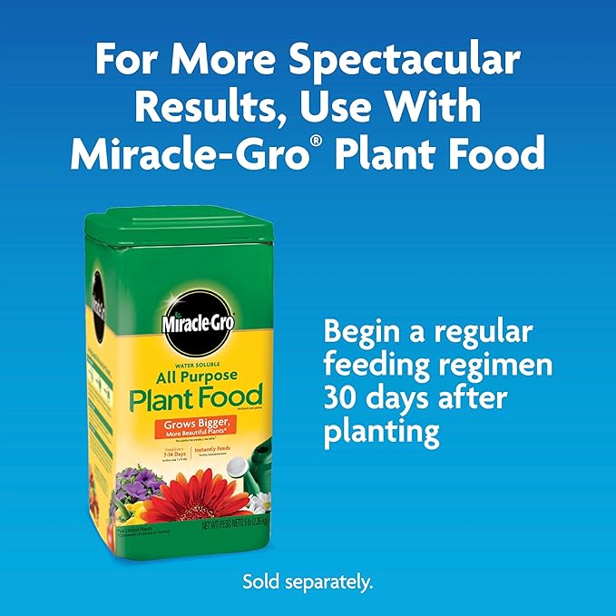 Miracle-Gro Moisture Control Potting Mix for Outdoor and Indoor Plants, 1 cu. ft. 2-pack