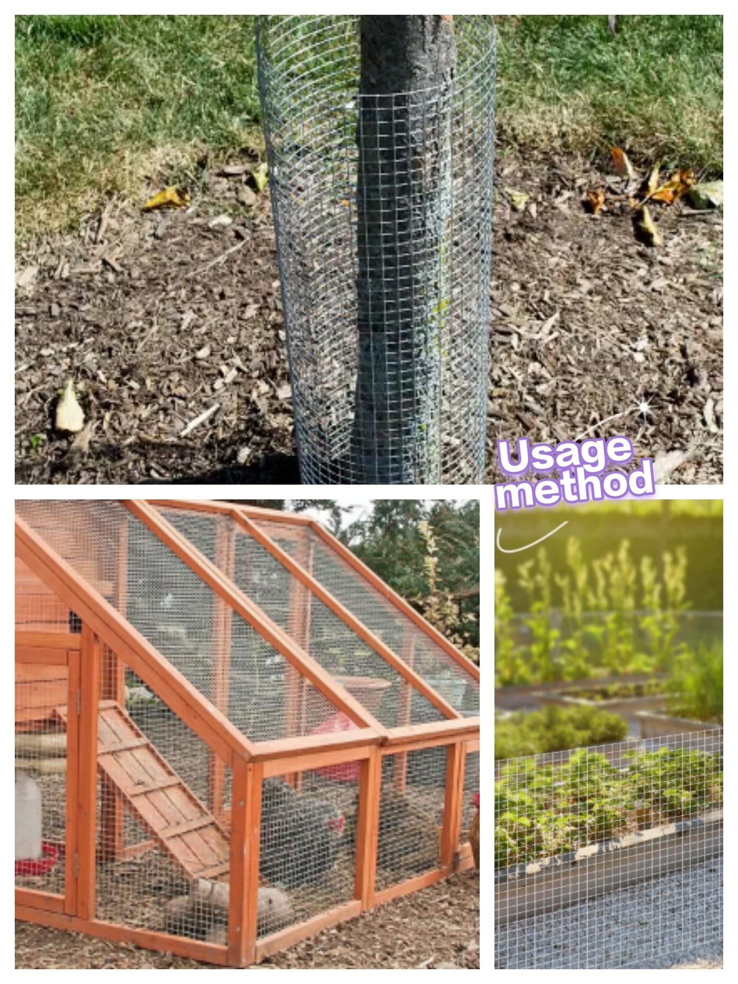 Hardware Cloth 48inx100ft 1/2 Inch Galvanized, Chicken Wire Fence Chicken Rabbit Snake cage Wire Fence Mesh Roll,Garden Plant Welded Metal Wire Fence,Poultry Animal Netting cage Screen.