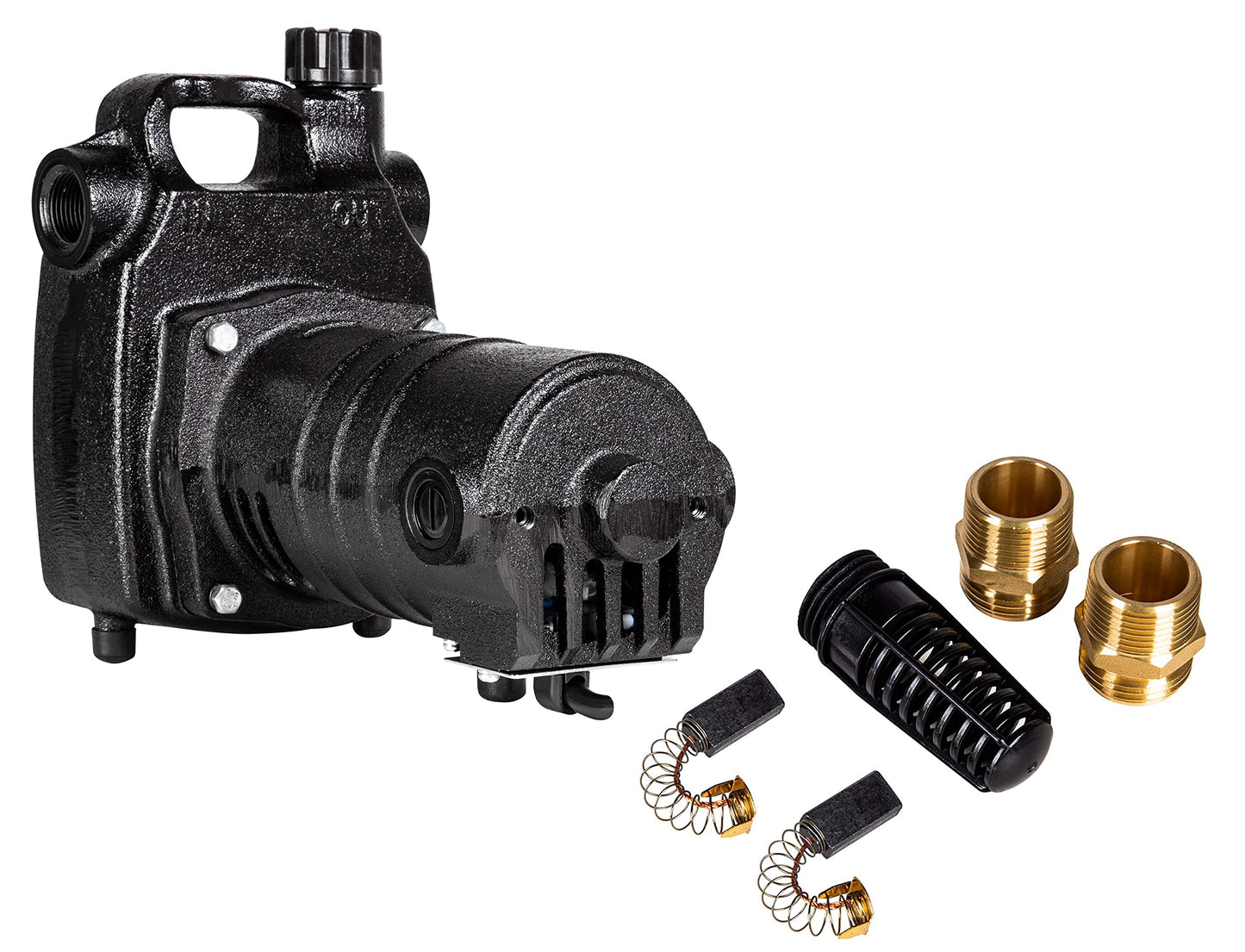 Little Giant UPSP-5 115-Volt, 1600 GPH, 1/2 HP Manual Non-Submersible Multi-Purpose Transfer Pump, 10-Ft. Cord, Black, 555104