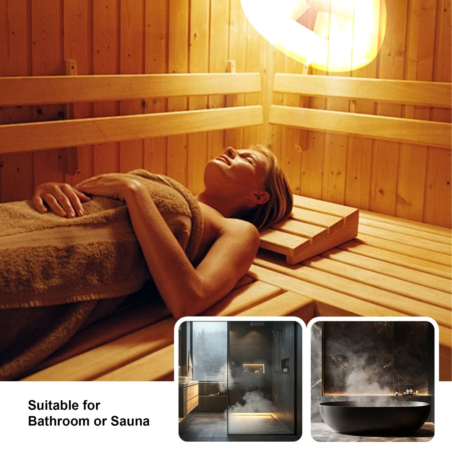 Zenhagu 250W R40 White Heat Lamp Bulbs (4-Pack), Infrared Heat Bulbs, Infrared Therapy Bulbs for Bathroom, Sauna, Pets & Chickens, 2,000 Hour Rated, E26 Base