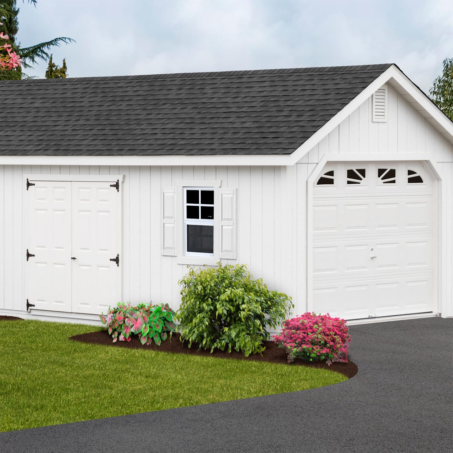 Melkus 2 Pack Shed Windows 24''x36'' Flush Mount Chicken Coop Windows with Tempered Glass and Screen, Sliding Windows for Chicken Coop, Shed, Garage, Playhouse, Barn,Greenhouse, White