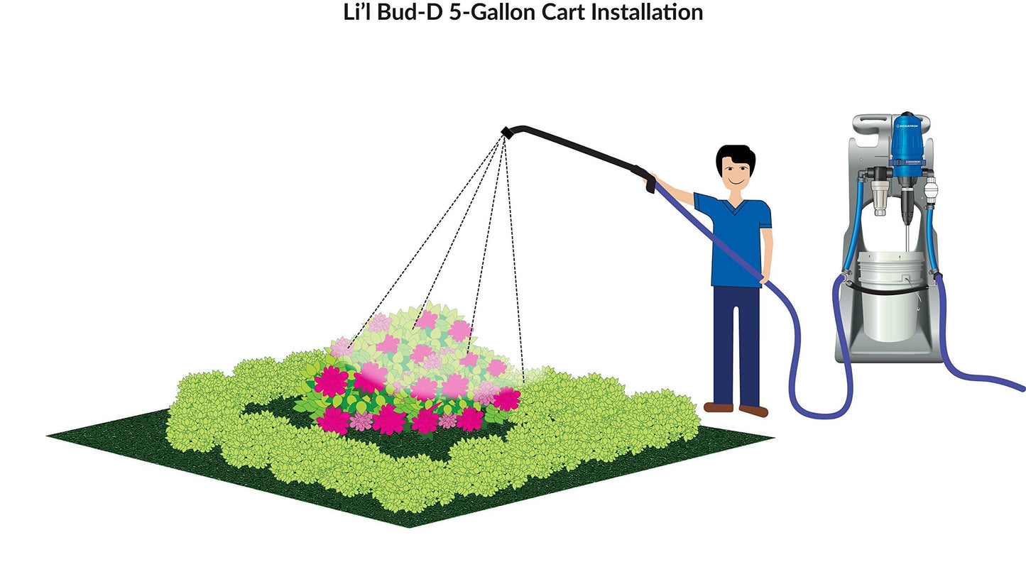 Dosatron Inline Fertilizer, Insecticide, and Fungicide Injector for Irrigation and Hydroponic Systems - (Fixed Ratio 1:100)