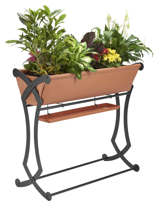 Design Specialties Planter Victorian (Textured Black)