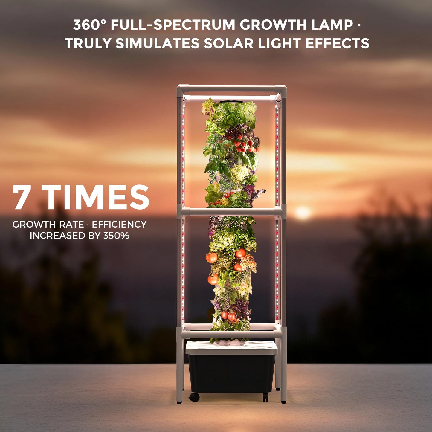 SJZX Hydroponic Growing System Kit 30 Pods and 70 Pods