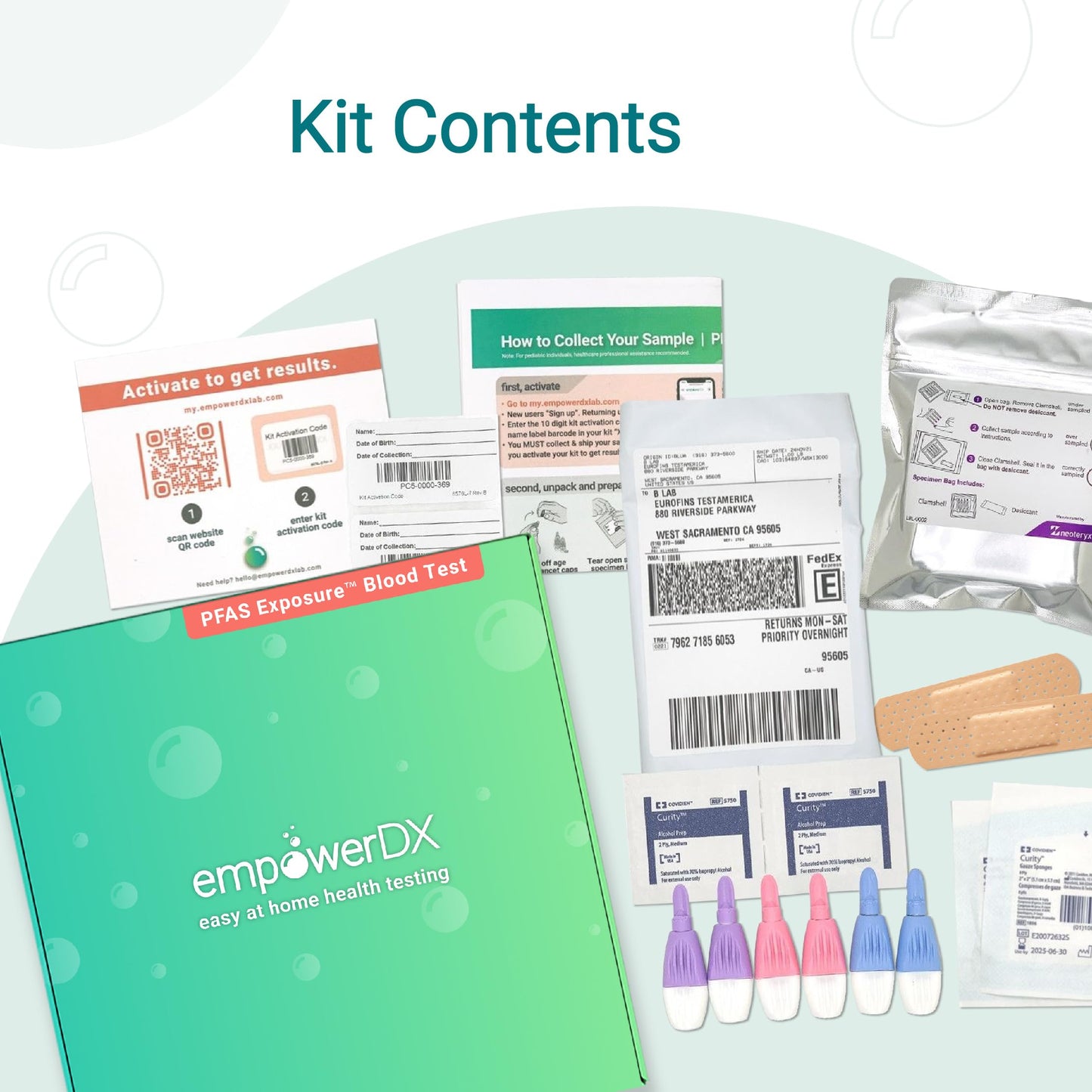 empowerDX PFAS Exposure Blood Test - at-Home Test Kit for PFAS Chemicals
