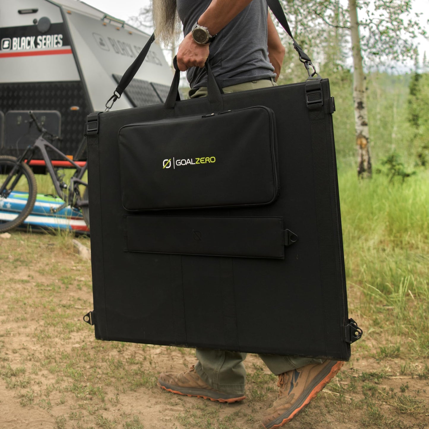 Goal Zero Nomad 400-Watt Solar Panel, Folding Solar-Panel Charger with Kickstand, Portable Solar Power.