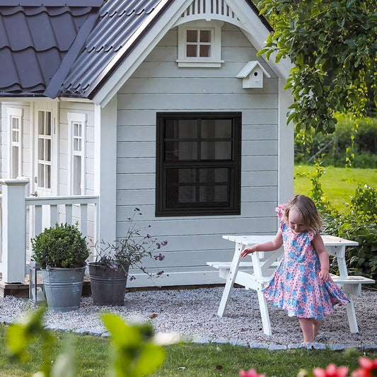 NOTASA Shed Windows 2 Pack, Chicken Coop Windows 24" x 36" with Tempered Glass and Fiberglass Screen, Flush Mounted Small Window for Shed, Barns, Playhouse, Household, Garage (Black)