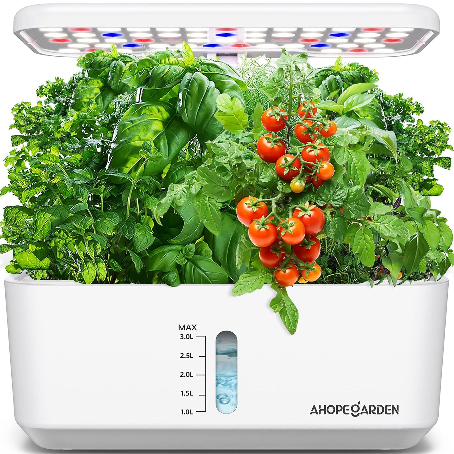 Indoor Garden Hydroponics Growing System, 60 Pods Vertical Garden with LED Grow Light - Plant Germination Kit Aeroponic Veggie Flower Fruit Growth with Smart Socket & Pump System for Home