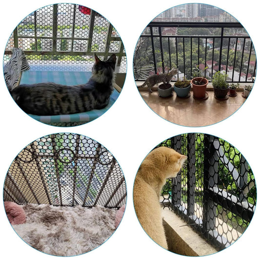 LDXDRU Black Plastic Wire Mesh Fence 15.7in x 33ft Chicken Wire Mesh, Plastic Wire Mesh, Chicken Wire Fencing for Poultry, Dogs, Rabbit Barrier & Gardening, Versatile Fencing & Netting Solution