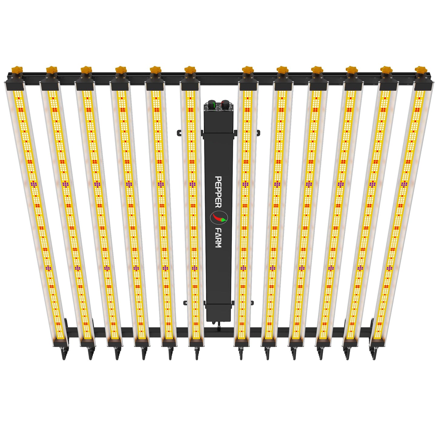 PEPPER FARM LED Grow Light PF12000 Dimming Sunlike Full Spectrum Growing Lamps for Seedlings Veg Bloom in Grow Tent Greenhouse Daisy Chain