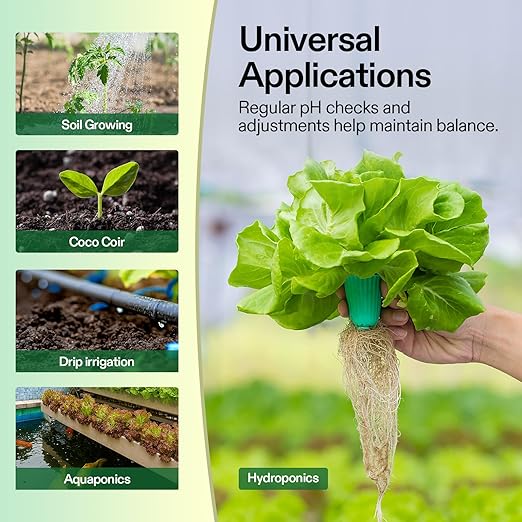 VIVOSUN pH Up & pH Down Kit, 1 Quart Each, pH Control Kit for Balanced pH Level and Optimal Nutrient Uptake, pH Adjuster Liquid Fertilizer for All Plants and All Growing Systems