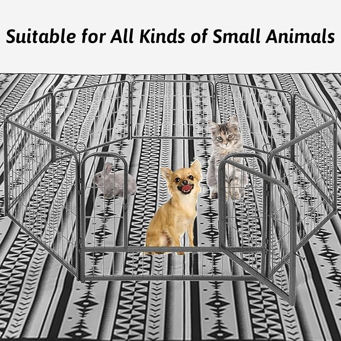 BNOSDM 78.7 in Rabbit Cage Liners Washable Reusable Bunny Bedding Pets Dog Whelping Pads with Anti Slip Bottom Pad Rug for Dogs Chinchillas Cats Guinea Pigs Ferrets