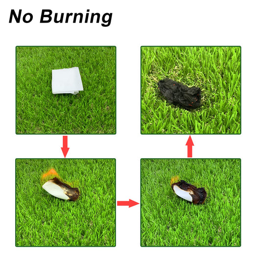 Irieiply 6 Pack 12"x12"x1.2" Chicken Nesting Pads for Laying Eggs, Washable Artificial Grass Carpet Synthetic Turf Mat Nest Box Bedding for Chicken Coop