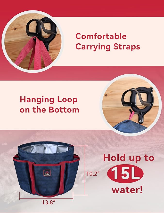 11PCS Horse Grooming Kit Curry Comb Sweat Scraper Horse Bathing Supplies Grooming Tools with Storage Bag Shadowberry