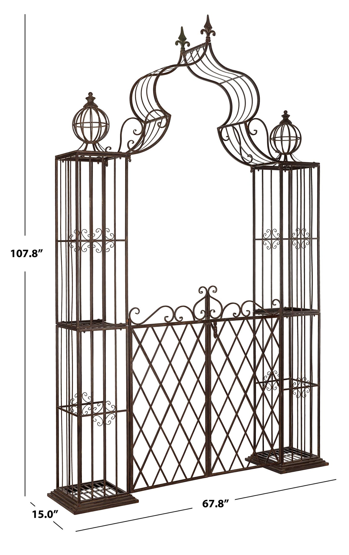 SAFAVIEH Outdoor Collection Beatrix Arbor
