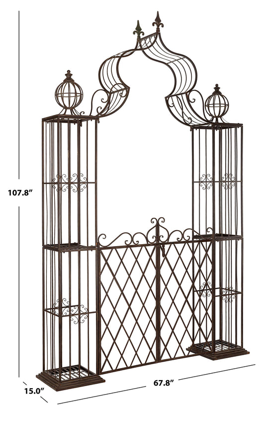 SAFAVIEH Outdoor Collection Beatrix Arbor