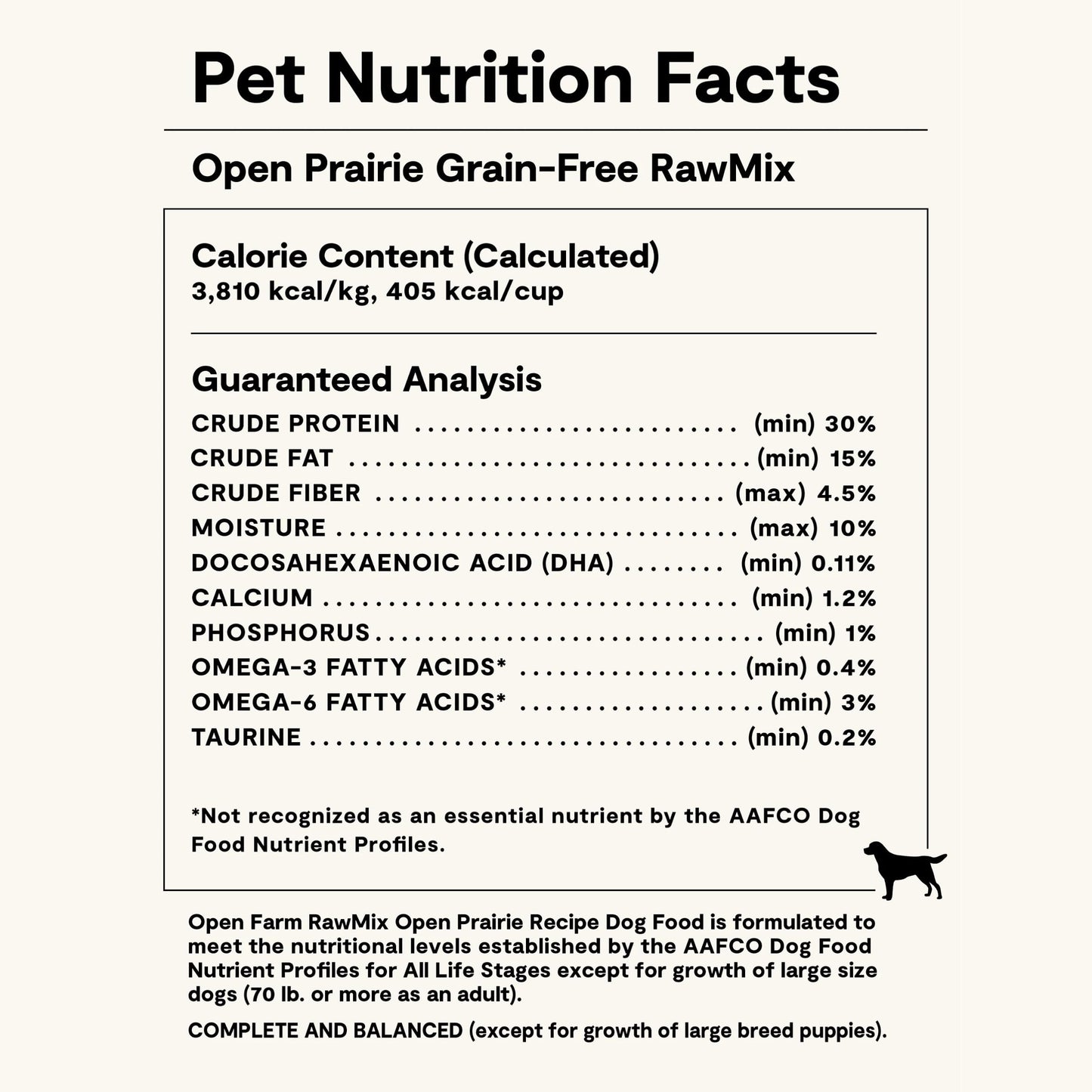 Open Farm, RawMix Grain-Free Dry Dog Food, Protein-Packed Kibble Coated in Bone Broth with Freeze Dried Raw Chunks, Chicken & Turkey, Open Prairie Recipe, 20lb Bag