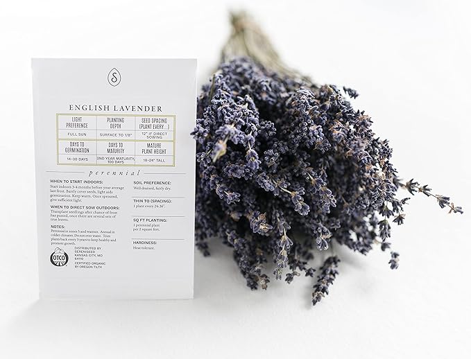Sereniseed Certified Organic Herb Seeds (15-Pack) – Non GMO, Heirloom – Seed Starting Video