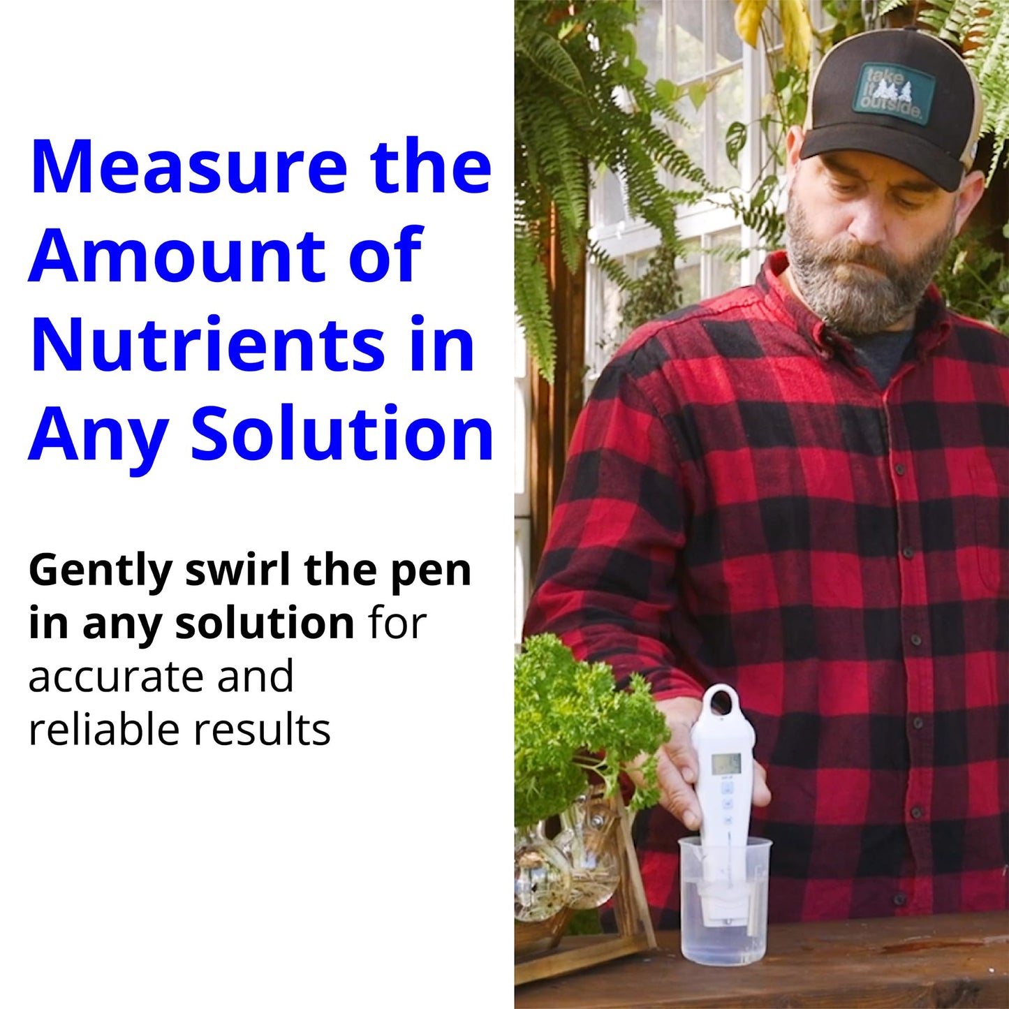 Bluelab PENCON Conductivity Pen and Digital TDS Meter, Water Tester for Temperature and Nutrient (CF, EC, PPM 500, PPM 700), TDS Testing Kit for Hydroponic System and Indoor Plant Grow