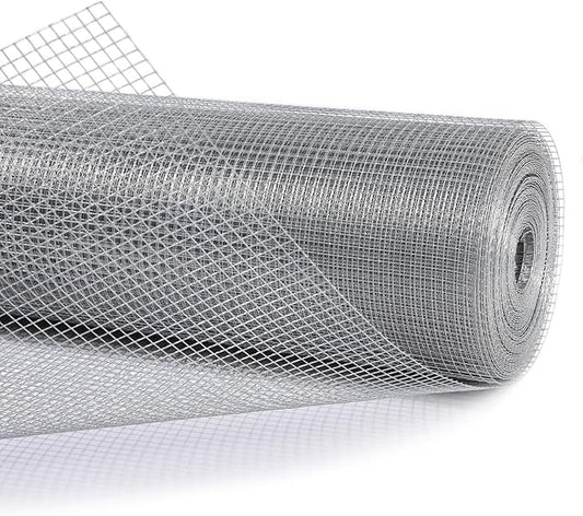 Trenk Hardware Cloth 1/4 inch 36'' x 100' 23 Gauge, Heavy-Duty Galvanized Chicken Wire Fencing for Garden Fencing, Gopher Mesh, and Small Animal Enclosures