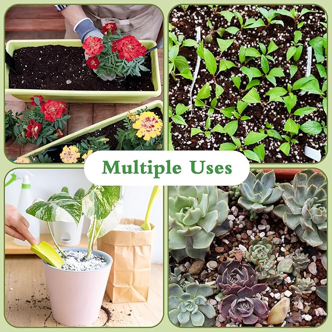 Organic Perlite for Plants, Enhances Soil Drainage and Aeration, Perfect Perlite for Plants Indoor & Outdoor, Horticultural Perlite for Gardening, Perfect for Potting Mixes, 4QT
