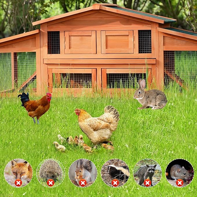 Hardware Cloth, 1/2 inch 48 in x 100 ft 19 Gauge Chicken Wire Fence Wire Mesh Roll for Chicken Coop Fences Garden Plant Supports Poultry Netting Cage Snake Fence