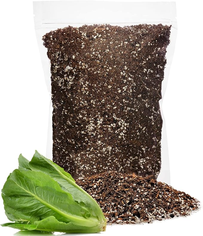 GARDENERA Premium Organic Potting Soil for Lettuce - (1 Quart Bag)