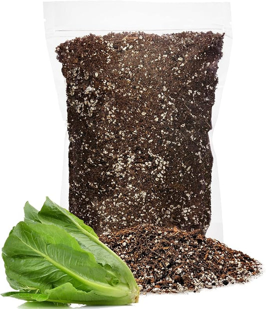 GARDENERA Premium Organic Potting Soil for Lettuce - (1 Quart Bag)