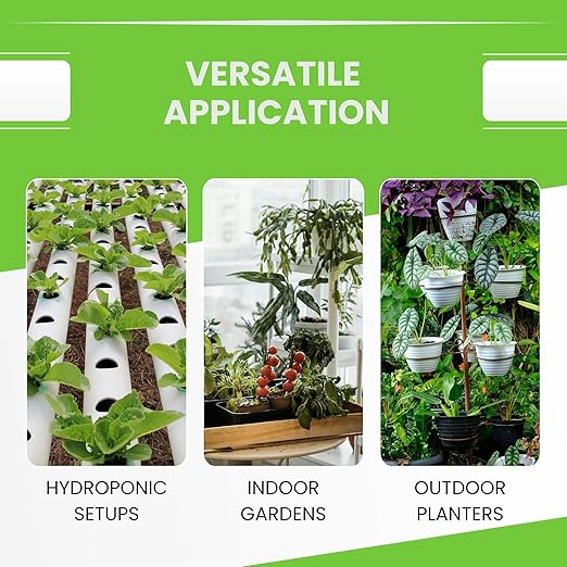 Plant Nutrients Liquid Fertilizer 500 ML A 1-4-2 & 500 ML B 3-0-0.5 Plant Food Support Plant Growth Throughout Entire Cycle Veg and Flower Indoor Outdoor Hydroponic Coco Garden (500 ml)